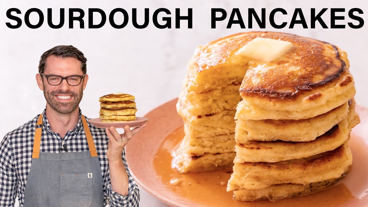 Fluffy Sourdough Pancakes Recipe