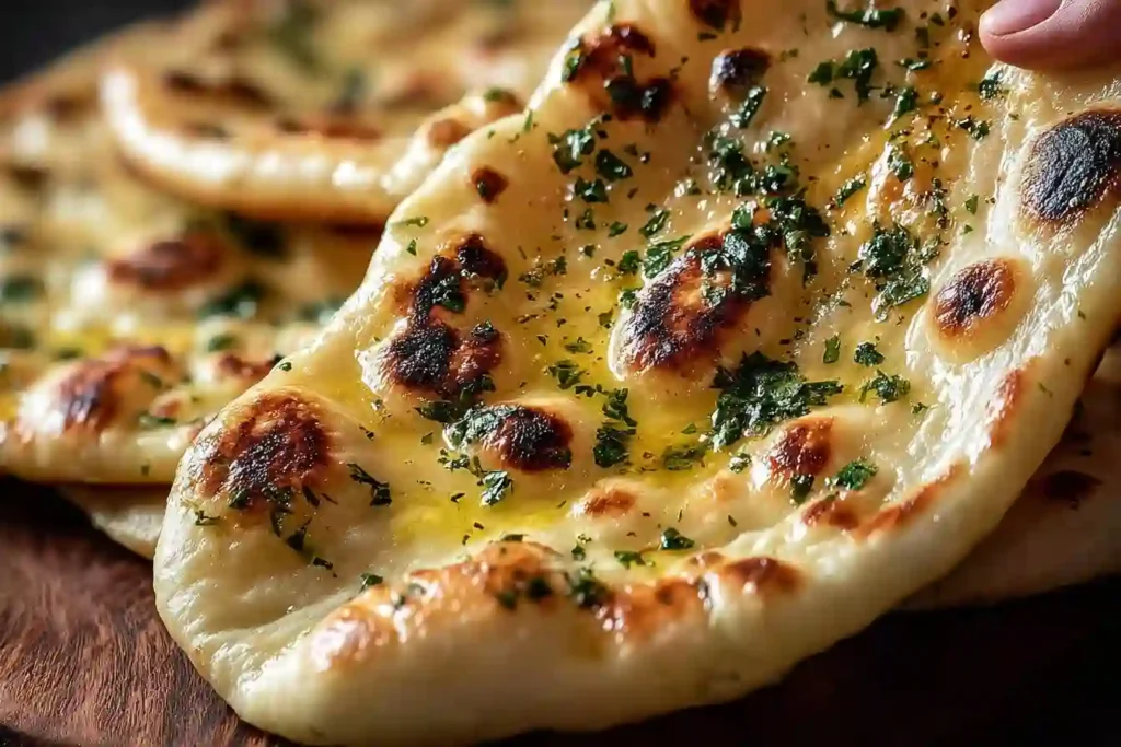 Authentic Artisan Garlic Naan