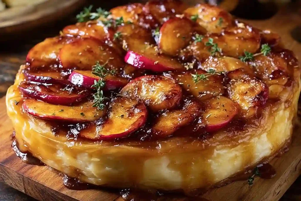 Baked Brie with Caramelized Apples