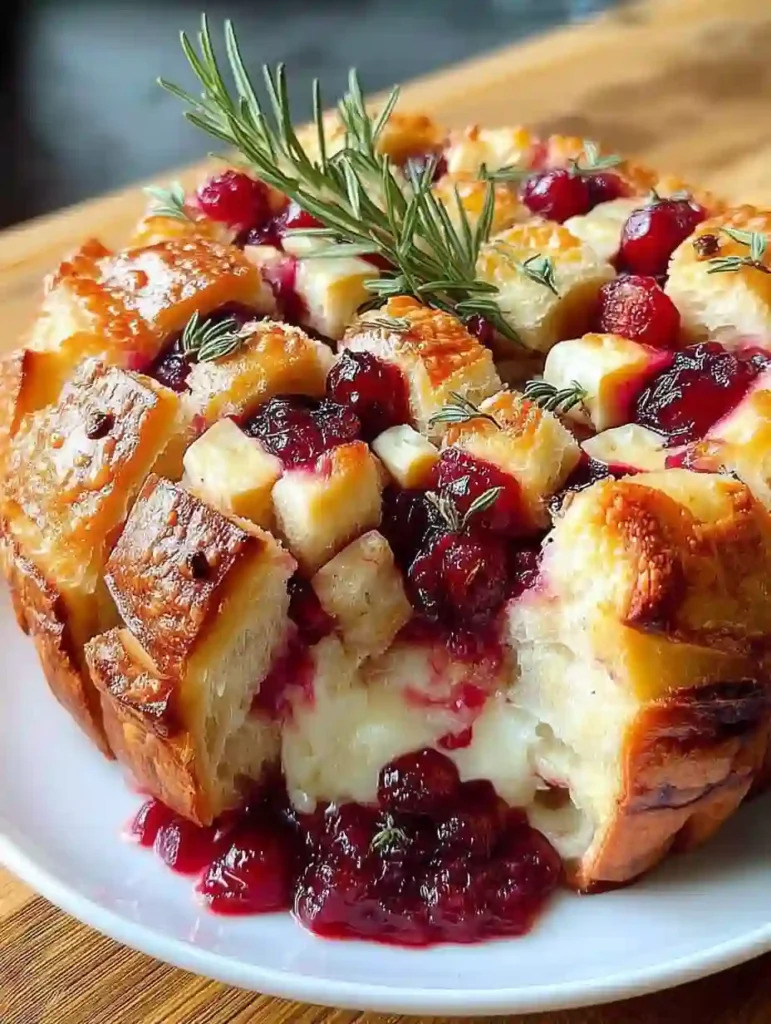 Cranberry Brie Pull-Apart Delight 4 Cranberry Brie Pull-Apart Delight