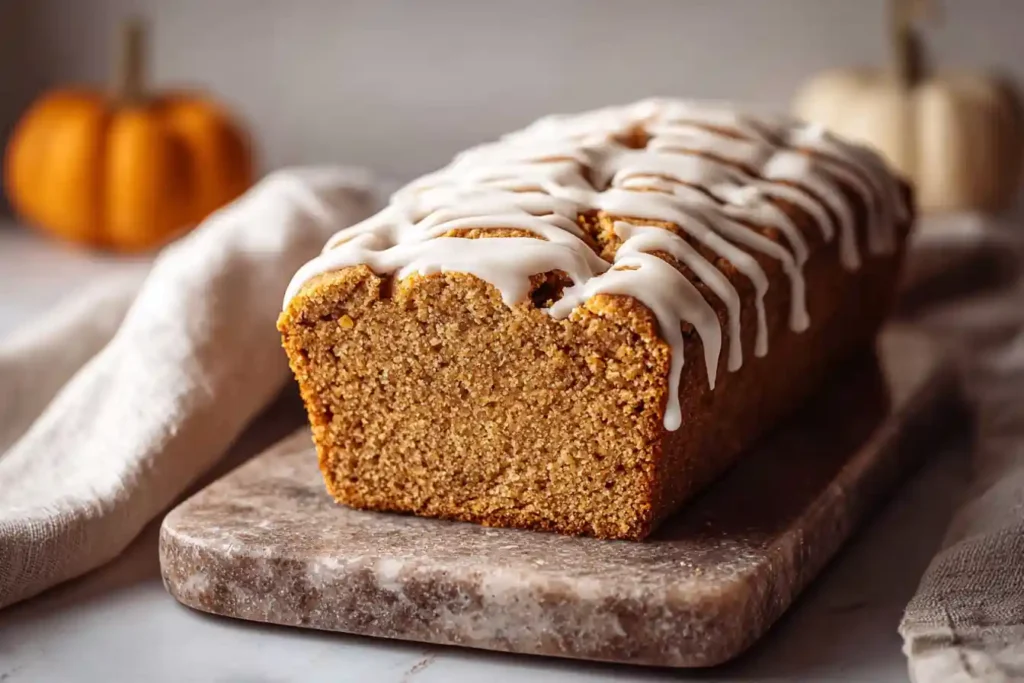 Maple-Glazed Streusel Pumpkin Bread
