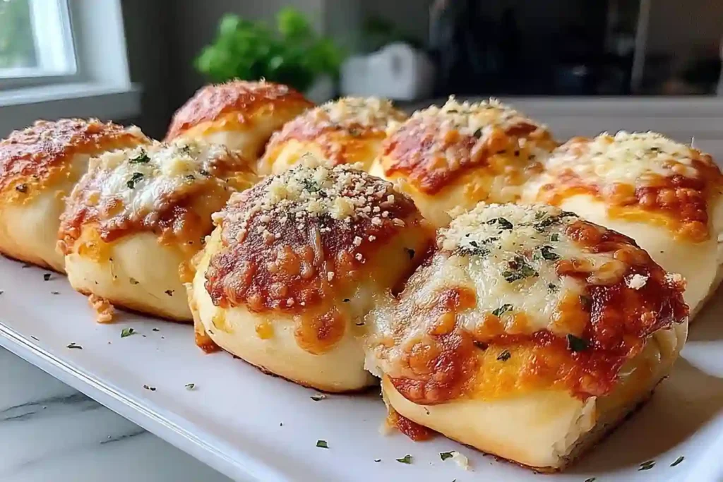 Parmesan Garlic Pizza Rolls
