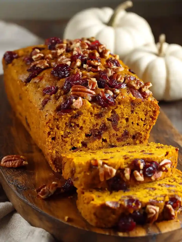Pumpkin Pecan Cranberry Bread 4 Pumpkin Pecan Cranberry Bread