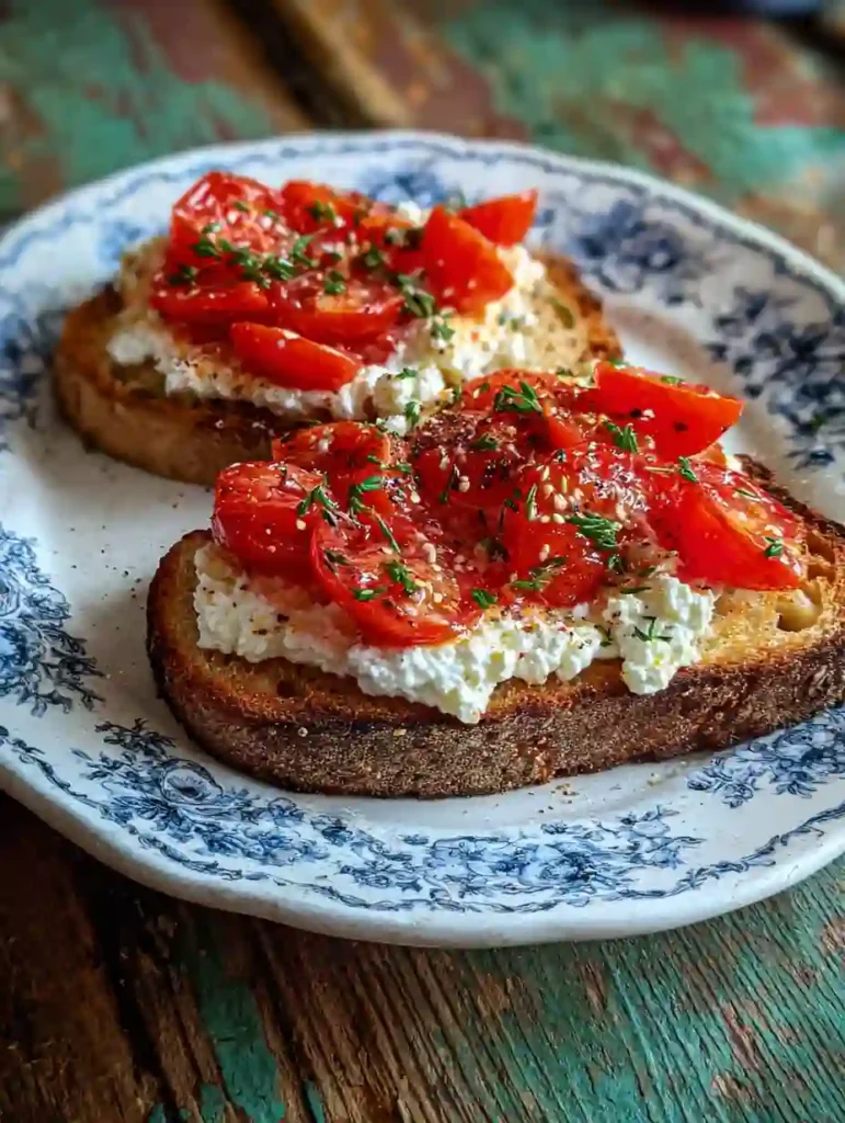Ricotta & Tomato Sourdough Toast 4 Ricotta & Tomato Sourdough Toast