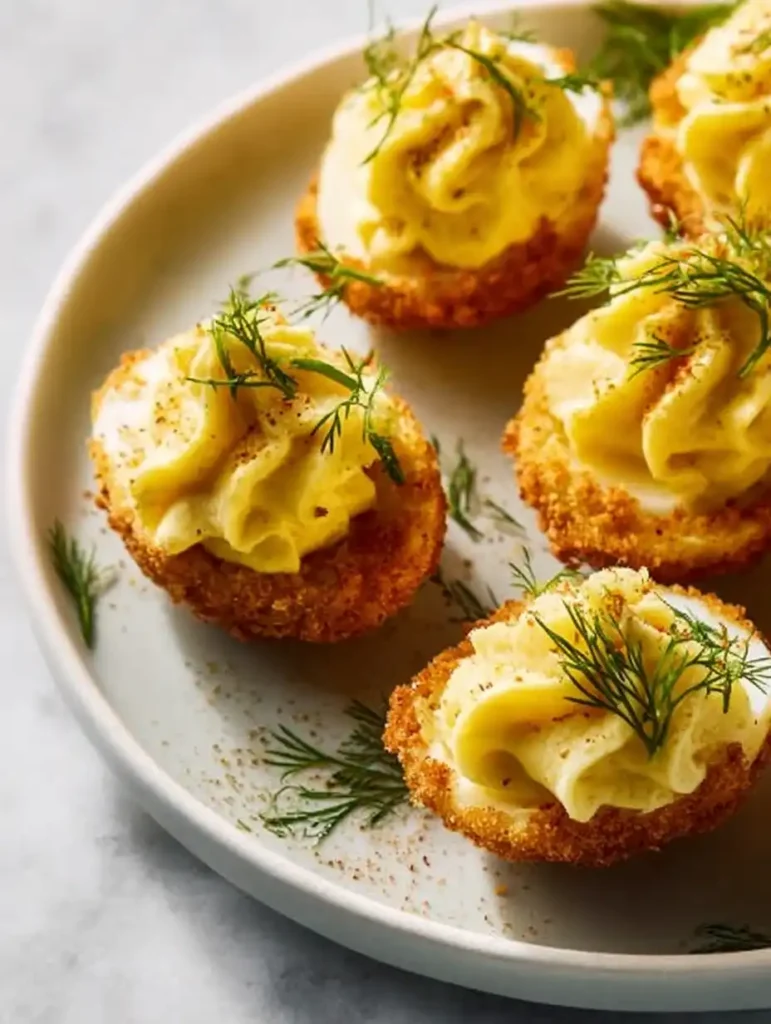 Discover Irresistibly Crispy Air Fryer Deviled Eggs for Any Occasion 2 Air-Fryer Deviled Eggs