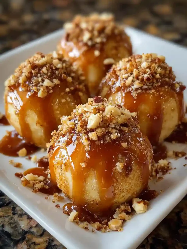 Apple Caramel Bombs: Gooey, Cozy, and Easy 4 Apple Caramel Bombs