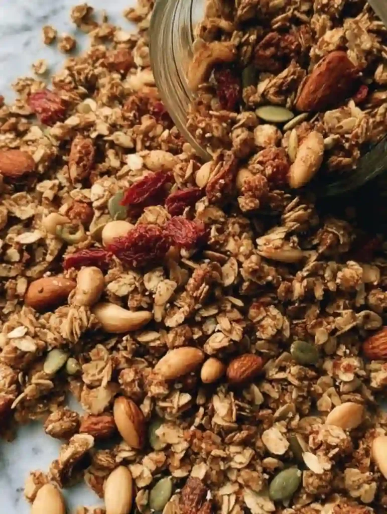 Crunchy Sourdough Granola 4 Crunchy Sourdough Granola