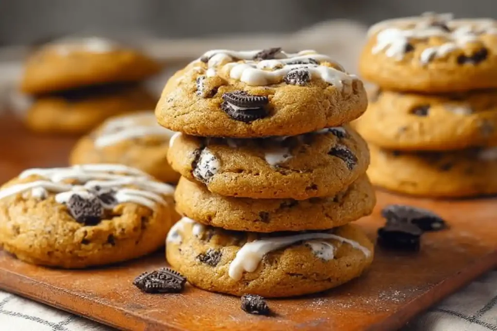 Delightful Pumpkin Oreo White Chocolate Cookies for Fall Baking Fun