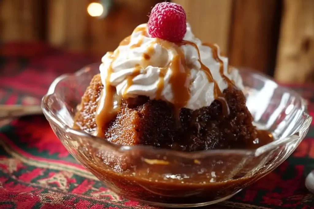 Gingerbread Pudding Cake
