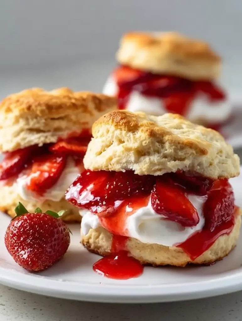 Healthy Strawberry Shortcake: Low Calorie Dessert Recipe Delight 4 Healthy Strawberry Shortcake