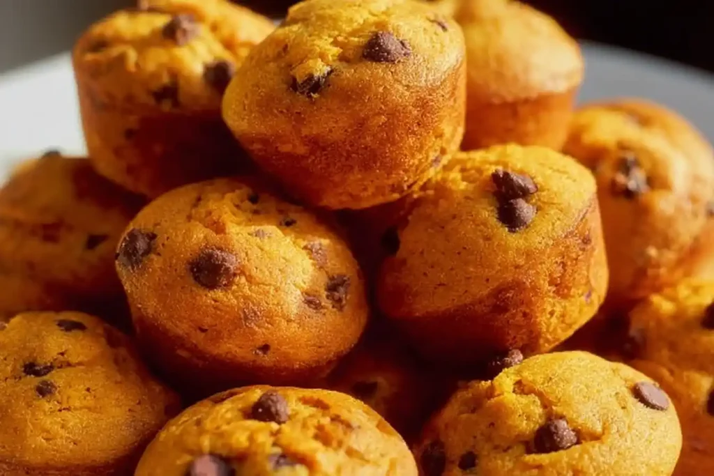 Homemade Pumpkin Mini Muffins