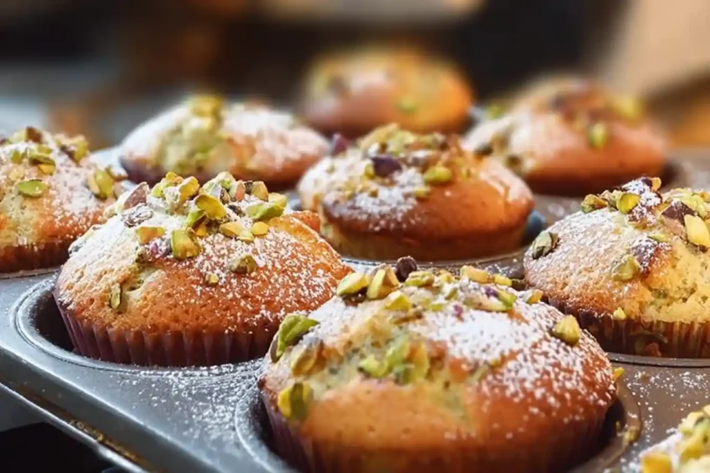 Jumbo Pistachio Muffins