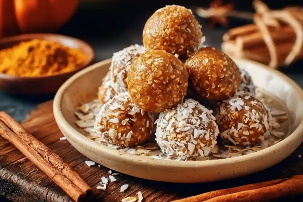 Keto Cottage Cheese Pumpkin Spice Energy Balls