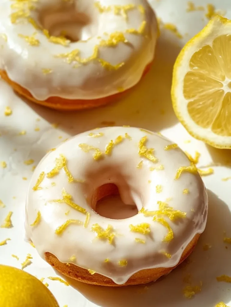 Lemon Protein Donuts 4 Lemon Protein Donuts