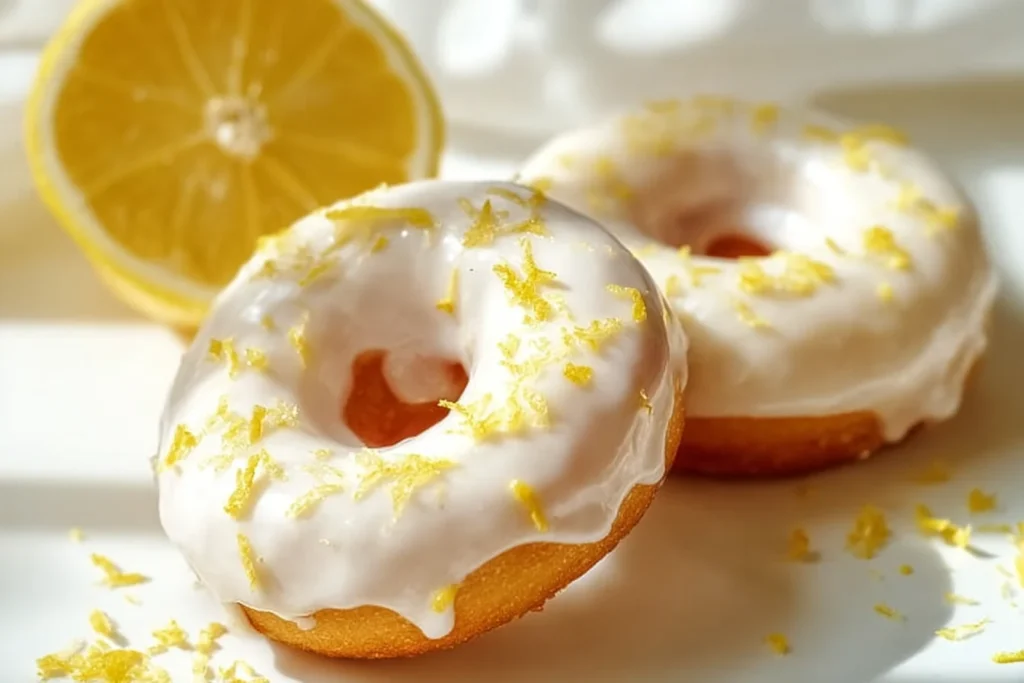 Lemon Protein Donuts