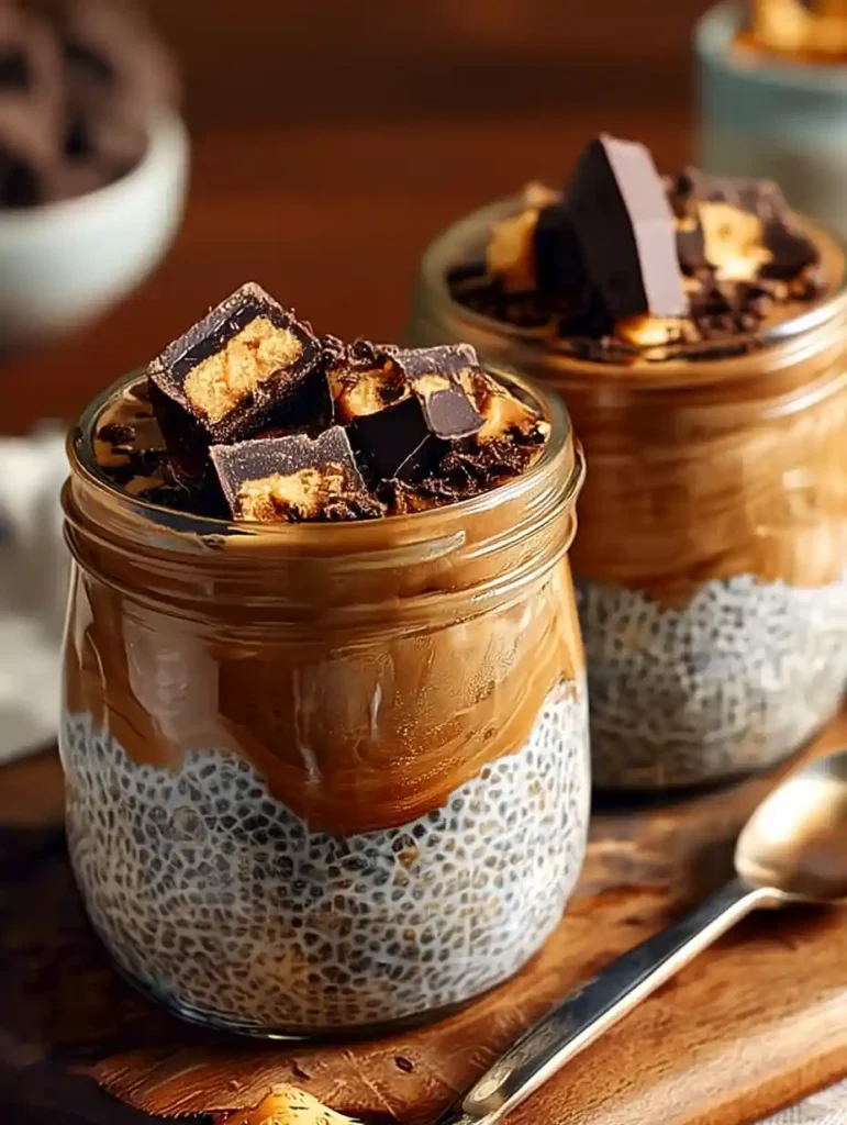 Decadent Peanut Butter Cup Chia Pudding Recipe for a Healthy Treat 4 Peanut Butter Cup Chia Pudding