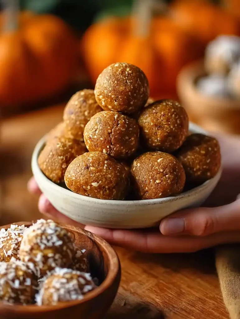 Deliciously Healthy Vegan Pumpkin Protein Balls for Quick Energy Boosts 4 Vegan Pumpkin Protein Balls