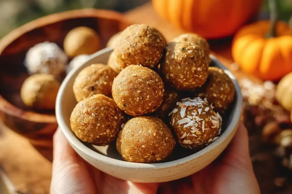 Vegan Pumpkin Protein Balls