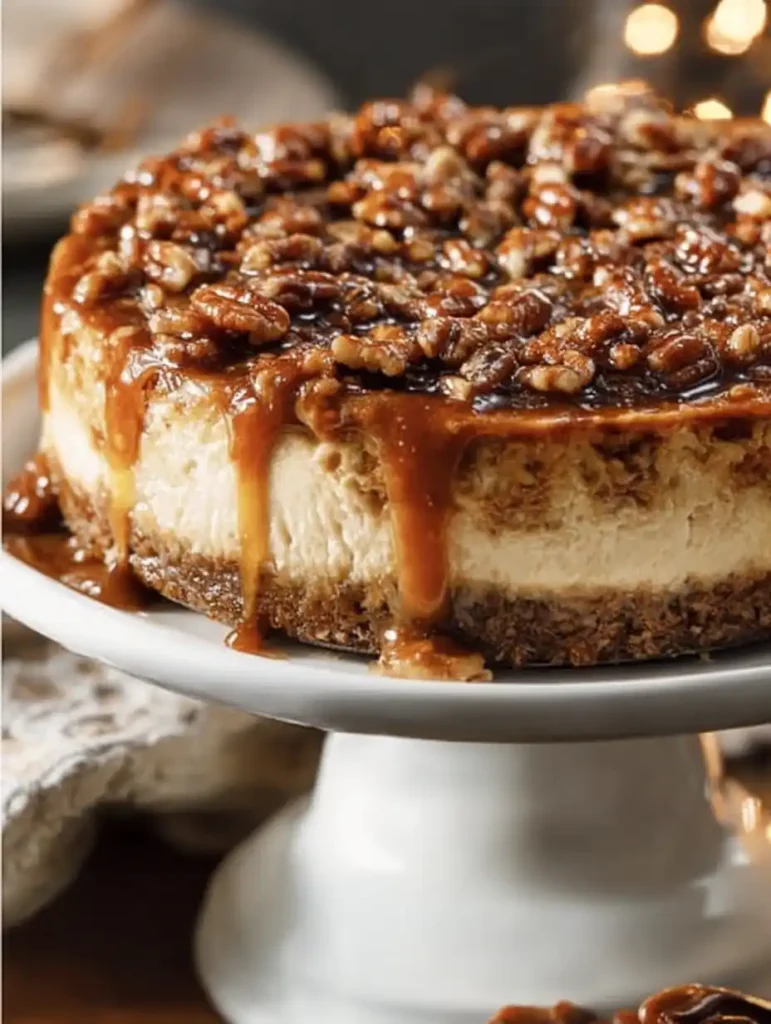 Indulge in this Heavenly Cinnamon Pecan Pie Cheesecake Delight 4 Cinnamon Pecan Pie Cheesecake