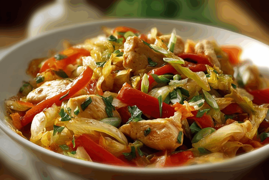 Chicken Cabbage Stir-Fry