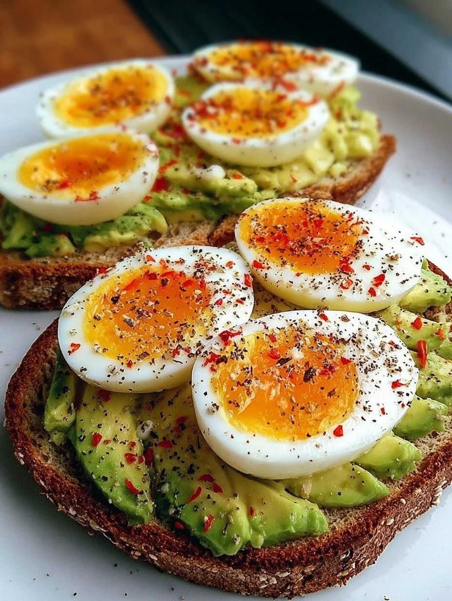 Avocado Toast with Soft-Boiled Eggs: Simple, Fresh, and Satisfying 4 Avocado Toast with Soft-Boiled Eggs