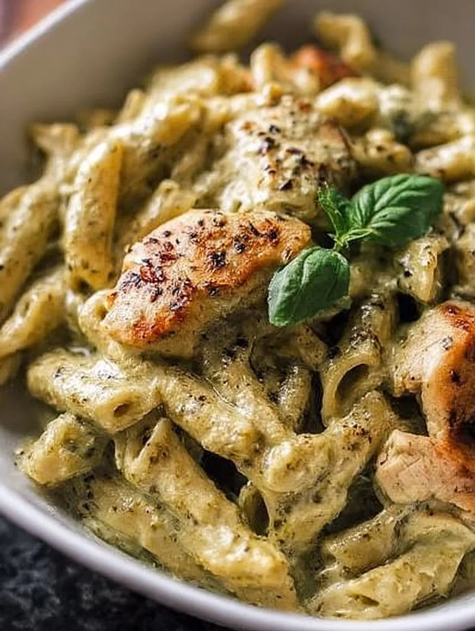 Cheesy Pesto Chicken Pasta 4 Cheesy Pesto Chicken Pasta