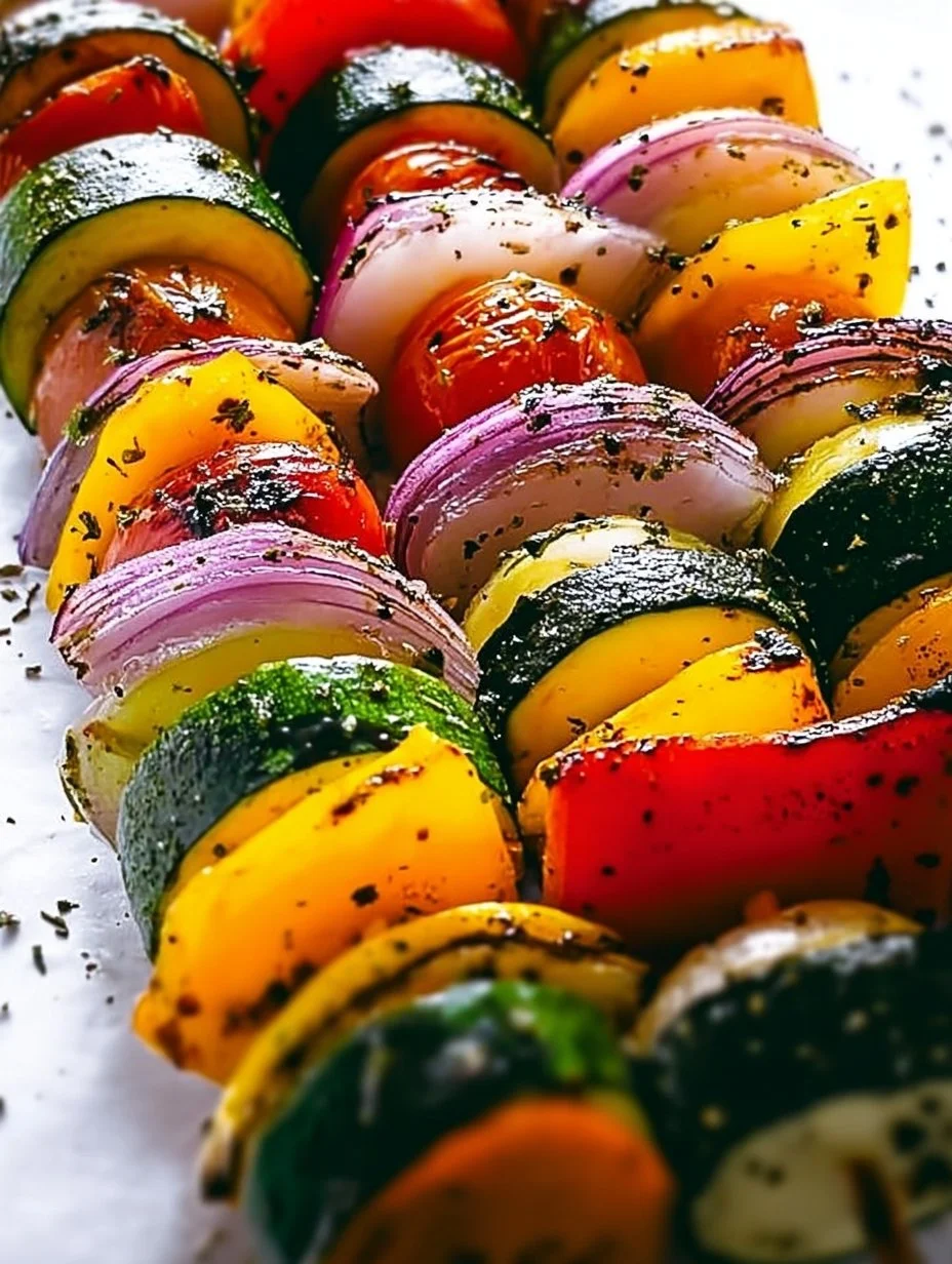 Flavorful Grilled Veggie Skewers: Easy, Colorful, and Delicious 4 Flavorful Grilled Veggie Skewers